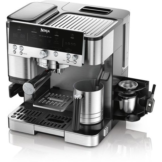 SHARKNINJA Portafilter Machine Luxe Cafe Premier / Black, Stainless Steel - (ES601EU)