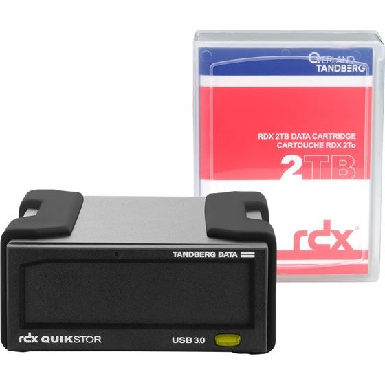 Tandberg Data Drive Quikstor Rdx Extern 2TB Kassette / Black Multipack - (8865-RDX)