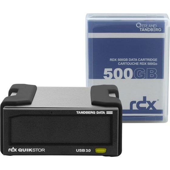 Tandberg Data Drive Quikstor Rdx Extern 500GB Kassette / Black Multipack - (8863-RDX)