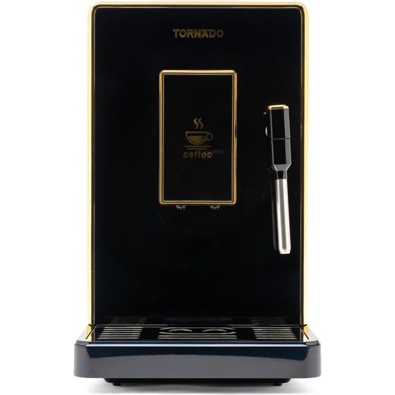 Tornado Fully Automatic Coffee Machine Black - (TCM-9008A-GS)