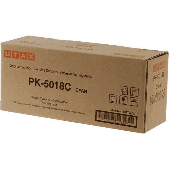 Utax Toner PK-5018C / Cyan - (1T02TWCUT0)