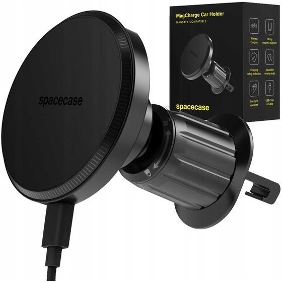 Spacecase Car Holder Air Vent Magcharge WM11B Black - (5905719119690)