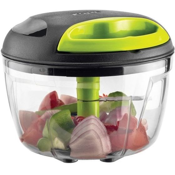 KOHE 600 Ml Vegetable shredder, 3 blades, Green And Black - (KACR-600/B)