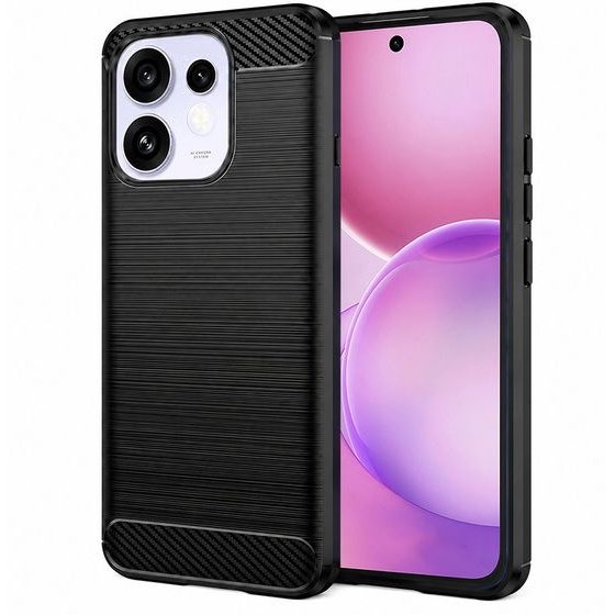 Techsuit - Carbon Silicone - Oppo Reno16 / Reno16 Pro - Black