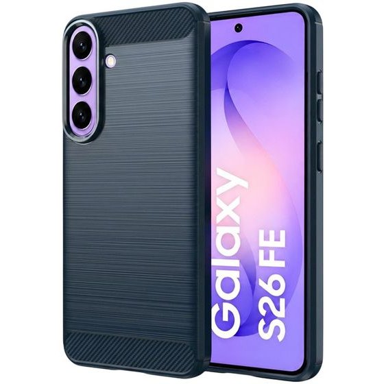 Techsuit - Carbon Silicone - Samsung Galaxy S26 Fe / S25 Fe - Blue
