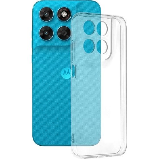 Techsuit - Clear Silicone - Motorola Moto G87 / G77 / G67 - Transparent