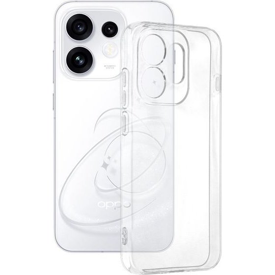 Techsuit - Clear Silicone - Oppo Reno16 - Transparent