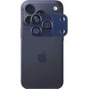Volte-Tel Camera Glass Cover Iphone 17 Pro 6.3in 9H 0.30MM 3D Ar ALUMINIUM-Electroplating Frame - Magnetic BLUE