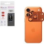 Volte-Tel Camera Glass Cover Iphone 17 Pro 6.3in 9H 0.30MM 3D Ar ALUMINIUM-Electroplating Frame - Magnetic ORANGE