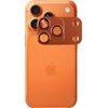 Volte-Tel Camera Glass Cover Iphone 17 Pro 6.3in 9H 0.30MM 3D Ar ALUMINIUM-Electroplating Frame - Magnetic ORANGE