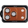 Volte-Tel Camera Glass Cover Iphone 17 Pro 6.3in 9H 0.30MM 3D Ar ALUMINIUM-Electroplating Frame - Magnetic ORANGE