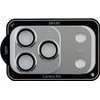 Volte-Tel Camera Glass Cover Iphone 17 Pro 6.3in 9H 0.30MM 3D Ar ALUMINIUM-Electroplating Frame - Magnetic SILVER