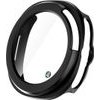 Volte-Tel Pc Edge Cover Tempered Glass Samsung Galaxy Watch 8 Classic 46mm 1.3in 9H 0.30mm 3D Full Glue Full Cover BLACK