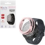 Volte-Tel Pc Edge Cover Tempered Glass Samsung Galaxy Watch 8 Classic 46mm 1.3in 9H 0.30mm 3D Full Glue Full Cover Rose GOLD