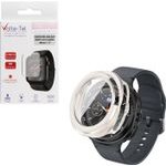 Volte-Tel Pc Edge Cover Tempered Glass Samsung Galaxy Watch 8 Classic 46mm 1.3in 9H 0.30mm 3D Full Glue Full Cover STARLIGHT
