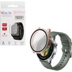 Volte-Tel Pc Edge Cover Tempered Glass Xiaomi Watch 5 47mm 1.54in 9H 0.30mm 3D Full Glue Full Cover Ivory WHITE