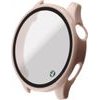 Volte-Tel Pc Edge Cover Tempered Glass Xiaomi Watch 5 47mm 1.54in 9H 0.30mm 3D Full Glue Full Cover Ivory WHITE