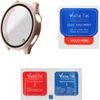 Volte-Tel Pc Edge Cover Tempered Glass Xiaomi Watch 5 47mm 1.54in 9H 0.30mm 3D Full Glue Full Cover Ivory WHITE