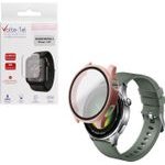 Volte-Tel Pc Edge Cover Tempered Glass Xiaomi Watch 5 47mm 1.54in 9H 0.30mm 3D Full Glue Full Cover PINK