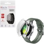 Volte-Tel Pc Edge Cover Tempered Glass Xiaomi Watch 5 47mm 1.54in 9H 0.30mm 3D Full Glue Full Cover SILVER