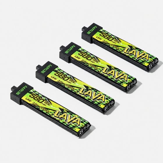 BETAFPV Battery For Lava Ii Drone 1S Battery 580MAh 95C (4 PCS.) - (2132161)