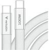 Verbatim Kabel Sync & Charge Softtouch USB-C Do USB-C 100W PD3.0 120cm Bialy - (30277)