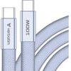Verbatim Kabel Sync & Charge Softtouch USB-C Do USB-C 100W PD3.0 120cm Fioletowy - (30278)