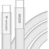 Verbatim Kabel Sync & Charge Softtouch USB-C Do USB-C 60W PD3.0 120cm Bialy - (30274)