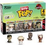 Funko Bitty Pop! 4-Pack: Jurassic Park - John Hammond, Tyrannosaurus, Fossil, Stygimoloch, Velociraptor Vinyl Figures