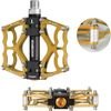 Rockbros 2010-12L Aluminum Platform Bicycle Pedals - Gold - (JT201012LG)