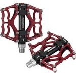 Rockbros 2010-12L Aluminum Platform Bicycle Pedals - Red - (JT201012LR)