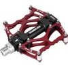 Rockbros 2010-12L Aluminum Platform Bicycle Pedals - Red - (JT201012LR)