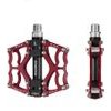 Rockbros 2010-12L Aluminum Platform Bicycle Pedals - Red - (JT201012LR)