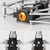 Rockbros 2010-12L Aluminum Platform Bicycle Pedals - Silver - (JT201012LS)