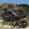Rockbros 2018-12A Nylon Bicycle Pedals - Black - (2018-12ABK)