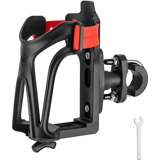 Rockbros 31210029 Motorcycle Bottle Holder - Black And Red 5907769390470 - (31210029001)