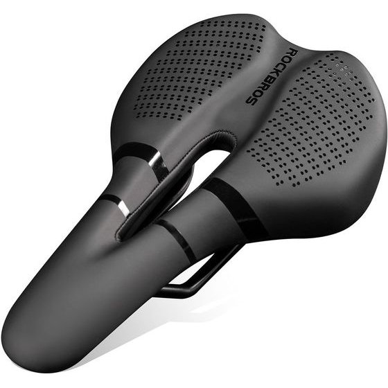 Rockbros 8182 City Bicycle saddle, comfortable, Anatomical - Black 5907769390609 - (380023001)
