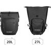 Rockbros AS-001 Waterproof Trunk Bag 27L - Black - (AS-001-2BK)