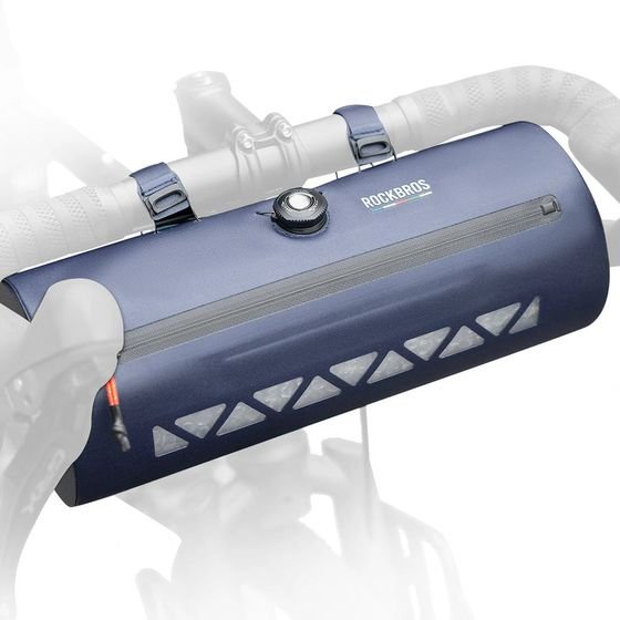 Rockbros AS-144 Road To Sky Handlebar Bicycle bag, waterproof, 4 l - Blue 5907769392092 - (30110094001)