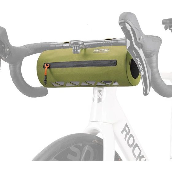 Rockbros AS-145 Road To Sky Handlebar Bicycle bag, waterproof, 2 l - Green 5907769392108 - (30110089001)