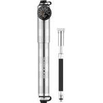 Rockbros Bicycle Pump With Pressure Gauge - Silver - (HQ-67A-L03)