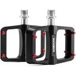 Rockbros BP2603 Platform Bicycle Pedals With Titanium Axle And Magnesium Alloy Bearings - Black 5907769390906 - (370016001)