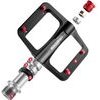 Rockbros BP2603 Platform Bicycle Pedals With Titanium Axle And Magnesium Alloy Bearings - Black 5907769390906 - (370016001)