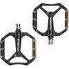 Rockbros C700 Reflective Aluminum Platform Bicycle Pedals - Black 5907769390913 - (370019001)