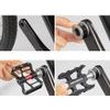 Rockbros Detachable Quick Release Bicycle Pedals - Black - (K3462F-BK)