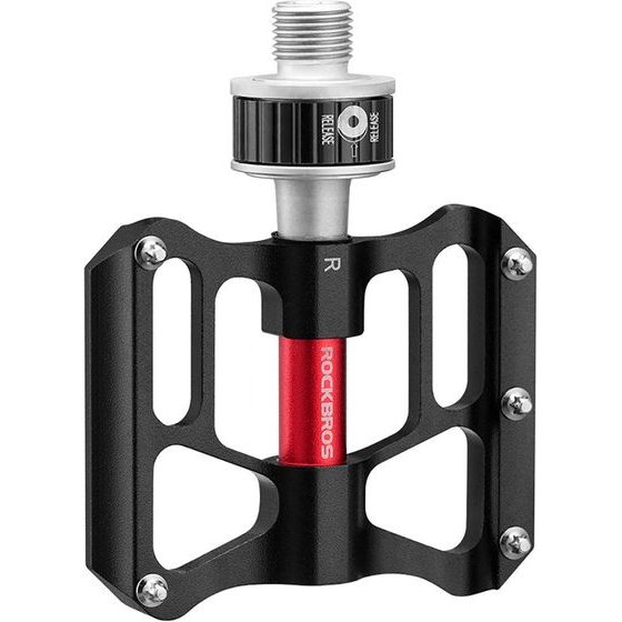 Rockbros Detachable Quick Release Bicycle Pedals - Black - (K3462F-BK)