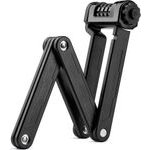 Rockbros Folding Bike Lock With Combination - Black - (LFCXR0085)