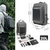 Rockbros H51 Cycling Backpack With Solar Panel - Black 5907769391736 - (30170025001)