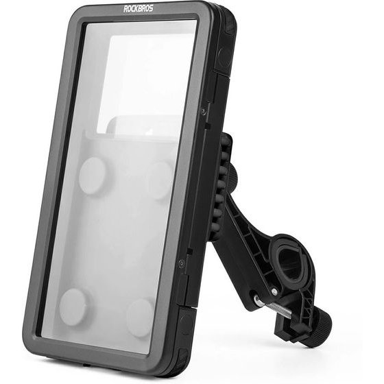 Rockbros HW-87 Magnetic Waterproof Phone Holder - Black 5907769390357 - (250018001)