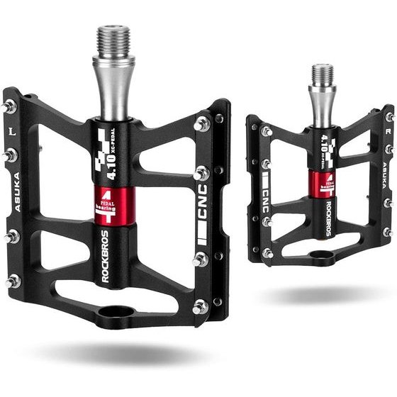 Rockbros JT410 4.10 4 Bearing Bicycle Pedals - Black - (JT410BK)